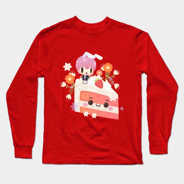 Bamby Plave Dessert Pink Ver Long Sleeve T-Shirt by Fovo Shop